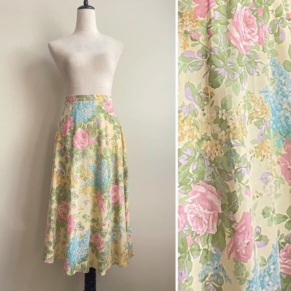 Koret Dresses & Skirts - Y2K Spring Floral Garden Party Midi Skirt  Sz 12